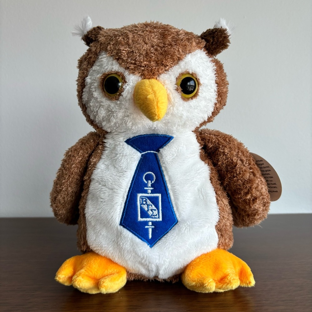 Mary Meyer Beta Gamma Sigma International Business Honor Society Plush Owl